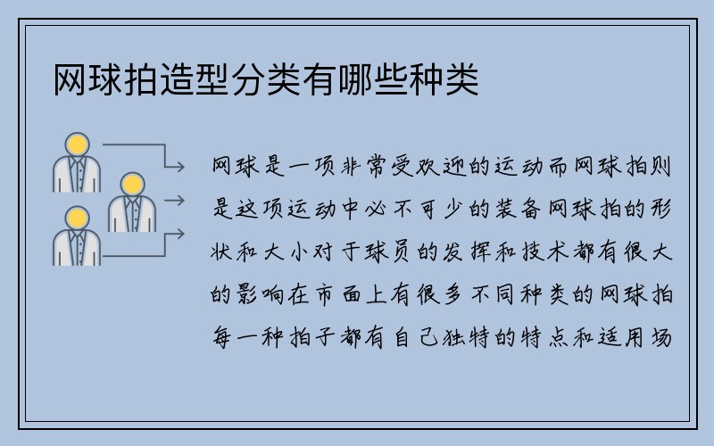 网球拍造型分类有哪些种类